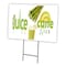 Signmission Sugar Cane Juice Yard Sign & Stake outdoor plastic coroplast window, C-1824 Sugar Cane Juice C-1824 Sugar Cane Juice - alternate 1